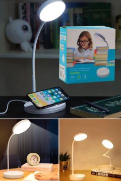 Şarjlı Masa Lambası Dokunmatik 20 Led Okuma Işığı