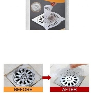 Tek Kullanımlık Yapışkanlı Banyo Gideri Etiketi (10 Adet)