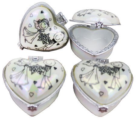 Gelin Damat Tasarım Mücevher Kutu Seti (12 Adet)