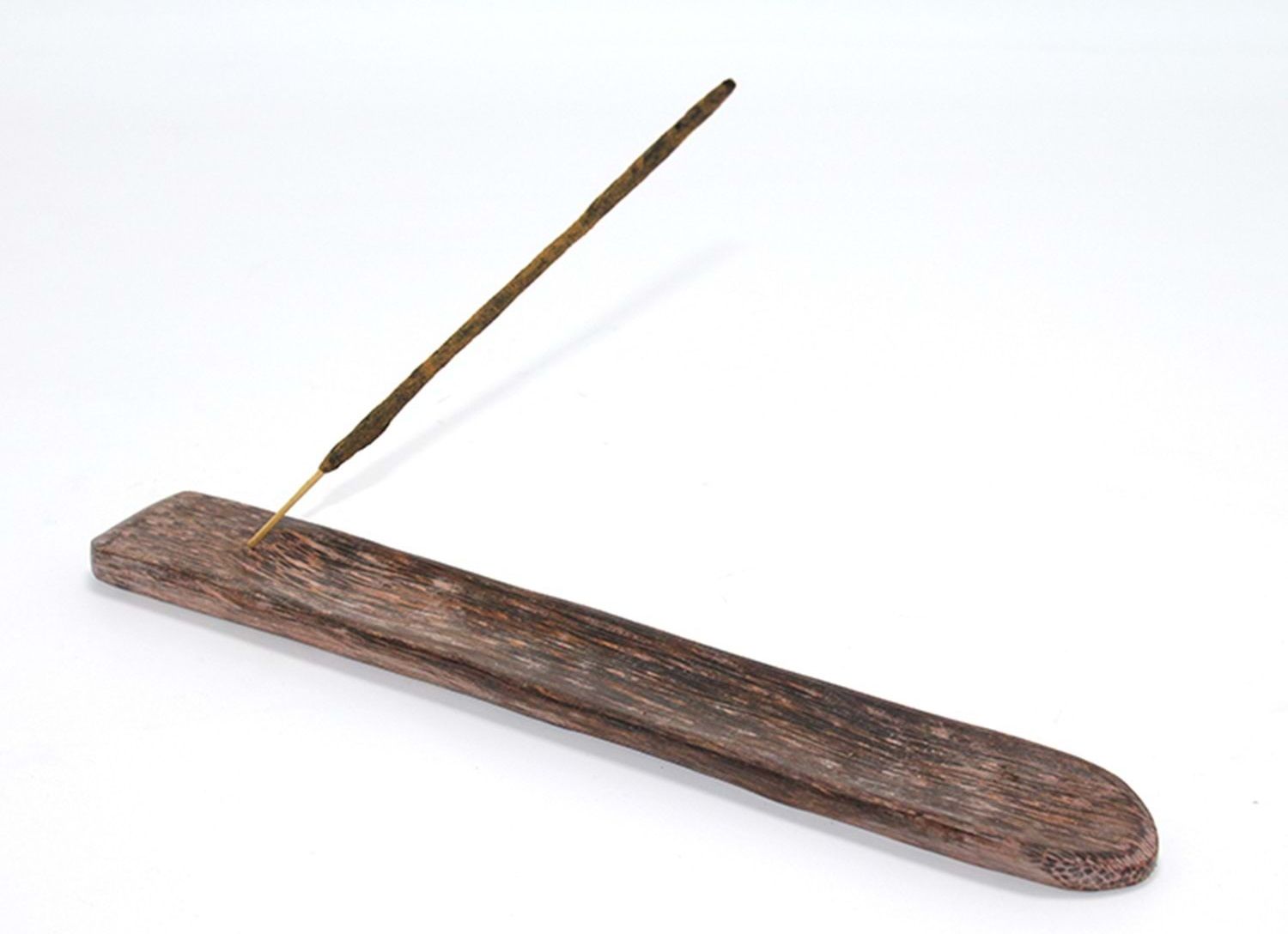 Ahşap Derin Çizgili Kayık Tütsülük