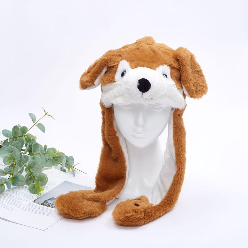 Ekstra Yumuşak Çocuklar İçin Hayvanlı Peluş Şapka