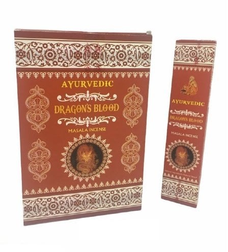 Ayurvedic Dragon's Blood Ejderha Kanı Tütsü İncense Sticks 12 li Paket (180 adet)