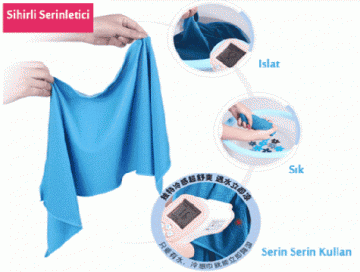 Kendinden Soğutmalı Serinletici Sihirli Havlu & Fular