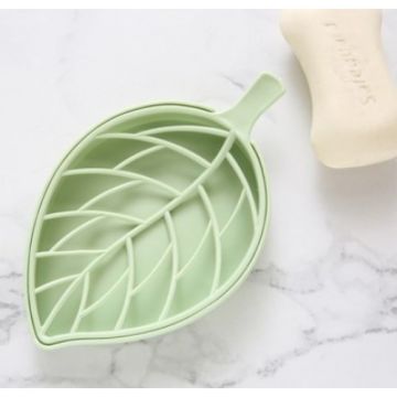 Yeşil Yaprak Tasarımlı Trend Sabunluk