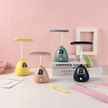 Yumurta Dinazor Temalı Çocuk Led Şarjlı Masa Lambası