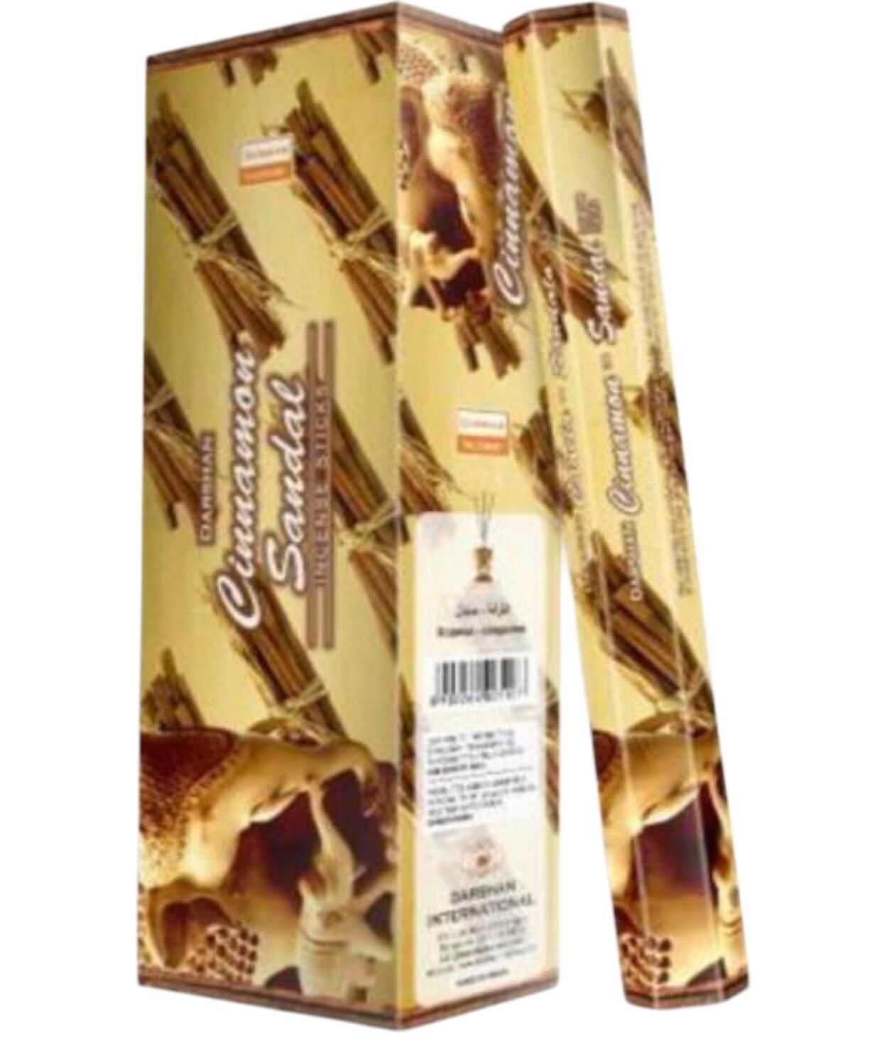 Darshan Cinnamon & Sandal Çubuk Tütsü İncense Sticks (120 Adet)