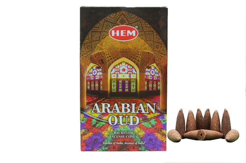 Hem Arabian Oud Back Flow (Geri Akış) Konik Tütsü 120 (Adet)