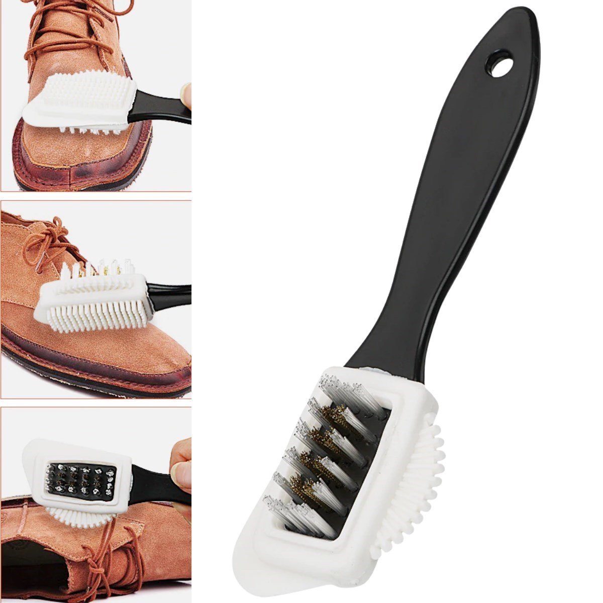 Çift Taraflı Süet Çizme Bot Ayakkabı Temizleme Fırçası