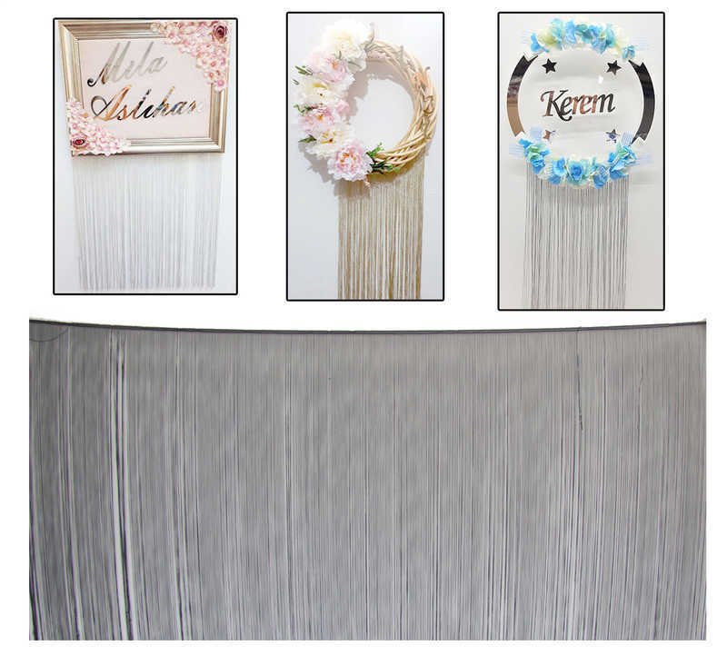 Siyah Renkli Püskül Dekor Ve Fon Süsü