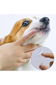 Silikon Kedi Köpek Parmak Diş Bakım Fırçası