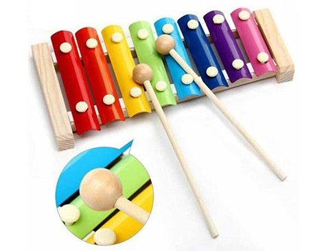 Ahşap Selefon (Ksilofon) 8 Nota Müzik Aleti