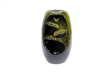 Hediyelik Geri Akış Şelale Yeşil Seramik Buhurdanlık