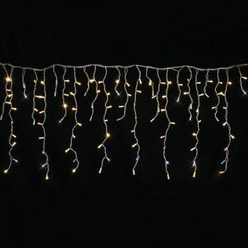 120 LED Gün Işığı 20 Saçaklı Çakarlı Perde LED (4 mt)