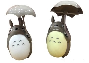 Şarjlı Sevimli Şemsiyeli Totoro Masa Lambası