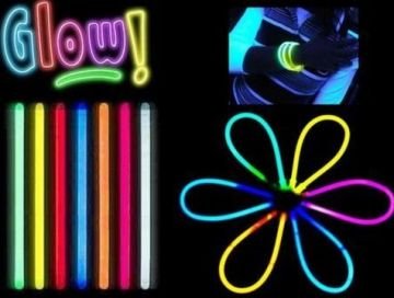 Glow Stick Fosforlu Kırılan Çubuk (50 Adet)