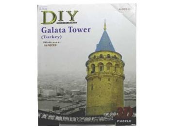 3D Puzzle Maket Galata Kulesi