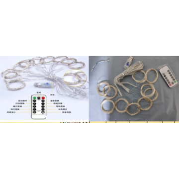 Peri Perde RGB LED Işık Süslemesi (3m x 3m) – 300 LED & Uzaktan Kumandalı