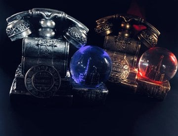 Renk Değiştiren Işıklı Telefon Sulu Kar Küresi