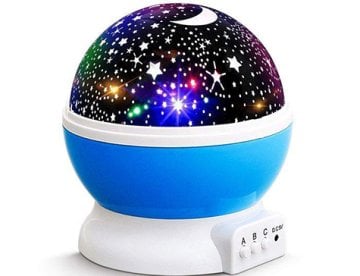 Star Master Renkli Yıldızlı Dönen Gökyüzü Projeksiyon Gece Lambası