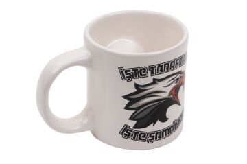 Siyah Beyaz Stres Kupa Bardak