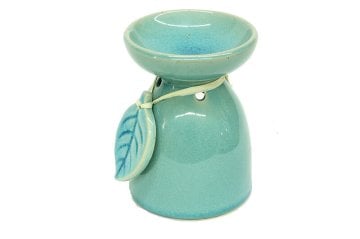 Dekoratif Yapraklı Seramik Buhurdanlık