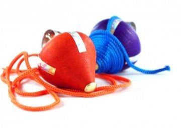 Nostaljik Ahşap Topaç Oyunu (12 Adet)