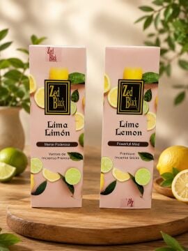 Zed Black Limon Çubuk Tütsü Premium Çiçek Kokulu (120 Adet)