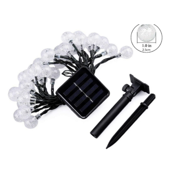 50 LED Kristal Top Solar Işık Zinciri – 7 Metre Gün Işığı