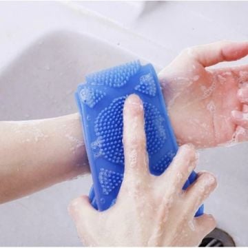 Çift Taraflı Banyo Sırt Kese Masaj Aparatı (70 cm)