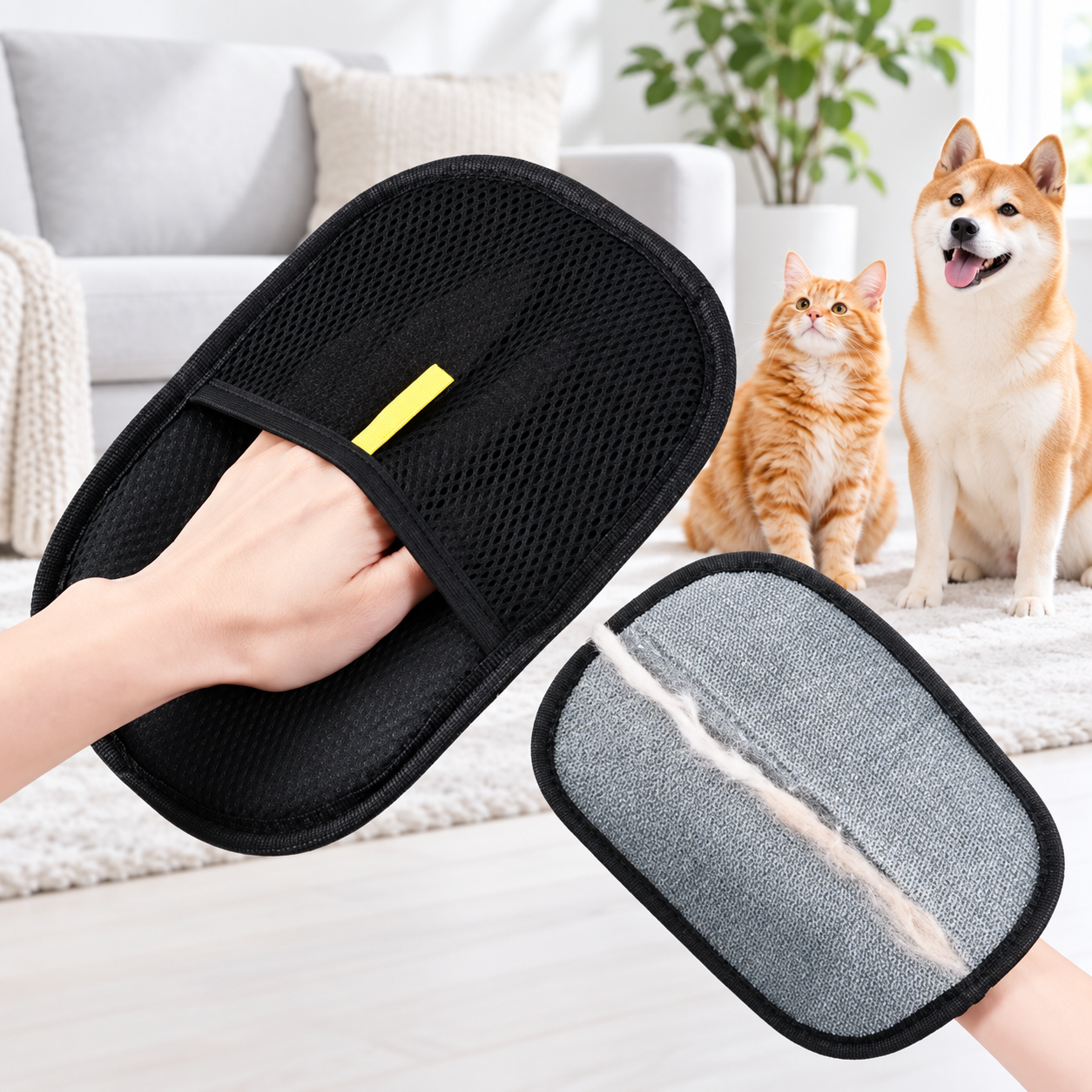 Akıllı Kedi Köpek Tüy Arındırma Eldiveni (10 adet)