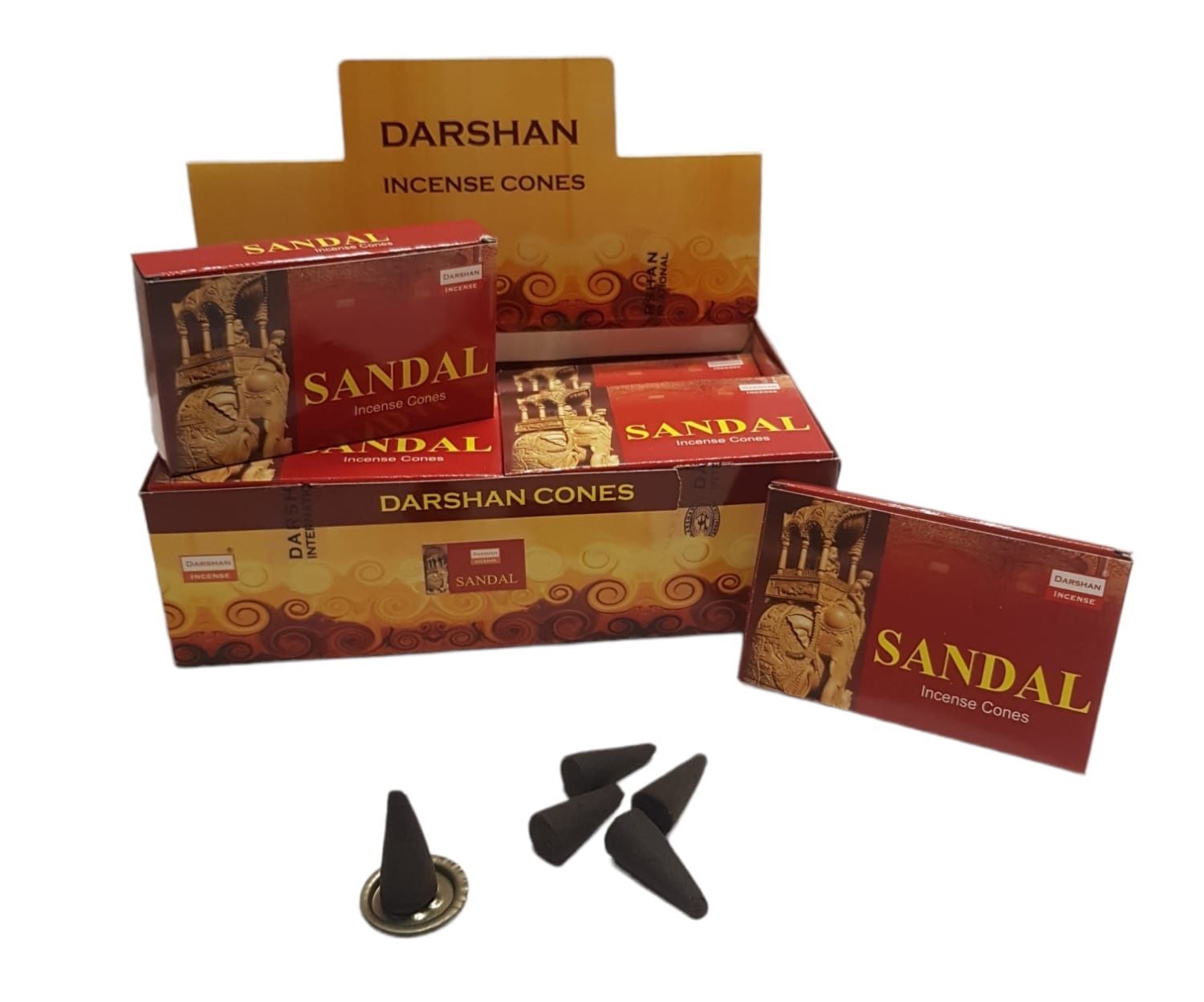 Darshan Sandal Kokulu Konik Tütsü (120 Adet)