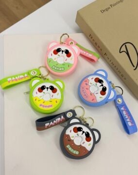 Mini Sevimli Panda Tasarımlı Çocuk Çantası Cüzdan Anahtarlık