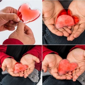 Kalp Şeklinde Sihirli Jel El Isıtıcı