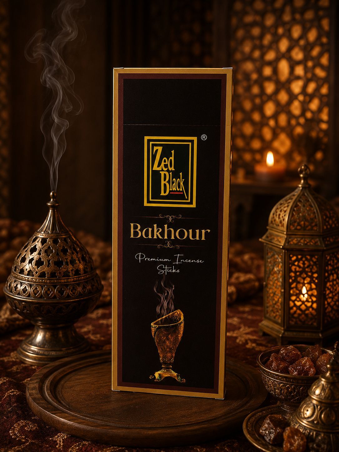 Zed  Black Bakhour Çubuk Tütsü Premium Çiçek Kokulu (120 Adet)