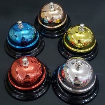 Renkli Metal Otel Resepsiyon Zili