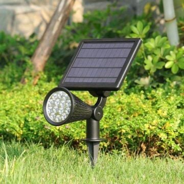 7W Solar Güneş Enerjili Bahçe Aydınlatması - Gün Işığı