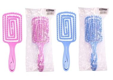 Dikdörtgen Renkli Masajlı Tarak