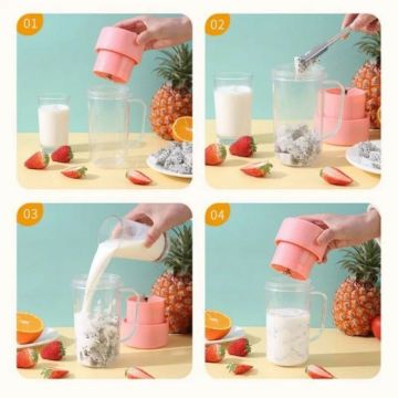 Taşınabilir Pipetli Bardak Mikser Blender