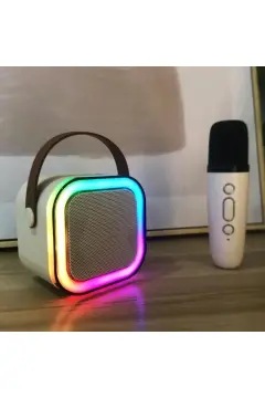 Rgb Işıklı Mikrofonlu Bluetooth Hoparlör Karaoke