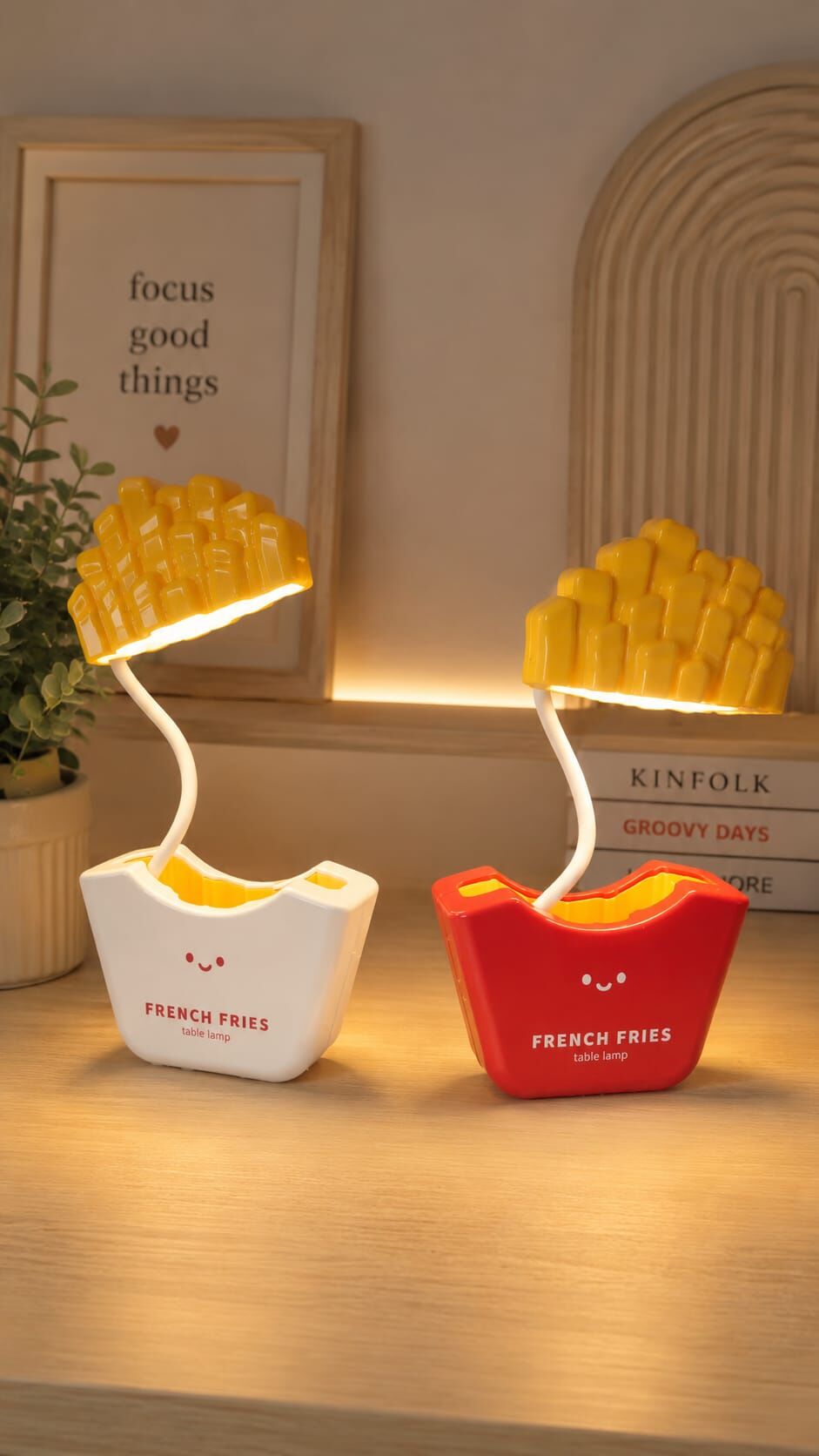 Usb Şarjlı Sevimli Mısır Tasarımlı Masa Lambası