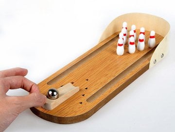 Bowling Game - Ahşap Mini Bowling Seti