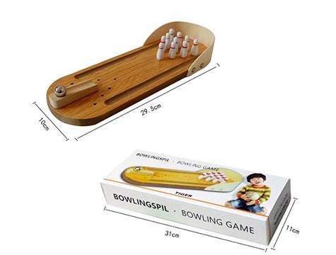 Bowling Game - Ahşap Mini Bowling Seti