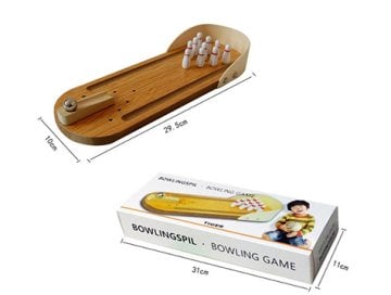 Bowling Game - Ahşap Mini Bowling Seti