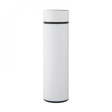 Dijital Isı Göstergeli Paslanmaz Termos Süzgeçli Mug 500 ML