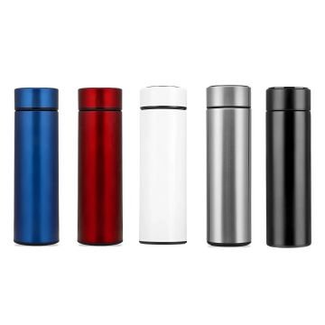 Dijital Isı Göstergeli Paslanmaz Termos Süzgeçli Mug 500 ML