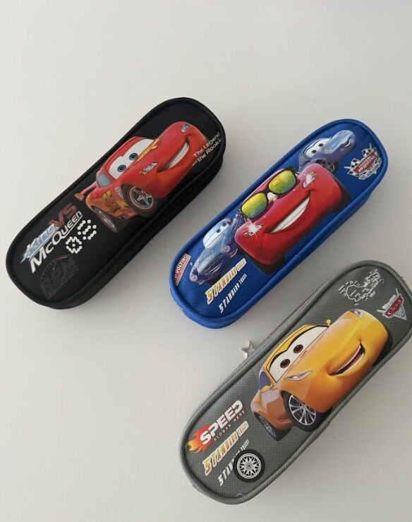 Sevimli Araba Tasarımlı Kalem Kutusu Kalemlik