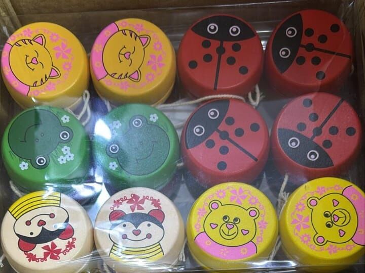 Ahşap Figürlü Yoyo Oyuncak