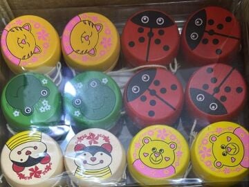 Ahşap Figürlü Yoyo Oyuncak