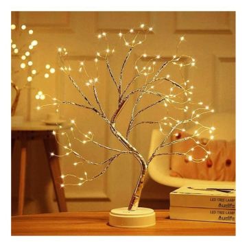 Dokunmatik USB  Peri Led Ağaç Tasarımlı Lamba