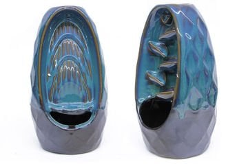 Seramik Geri Akış Şelale Çift Taraflı Tasarım Buhurdanlık